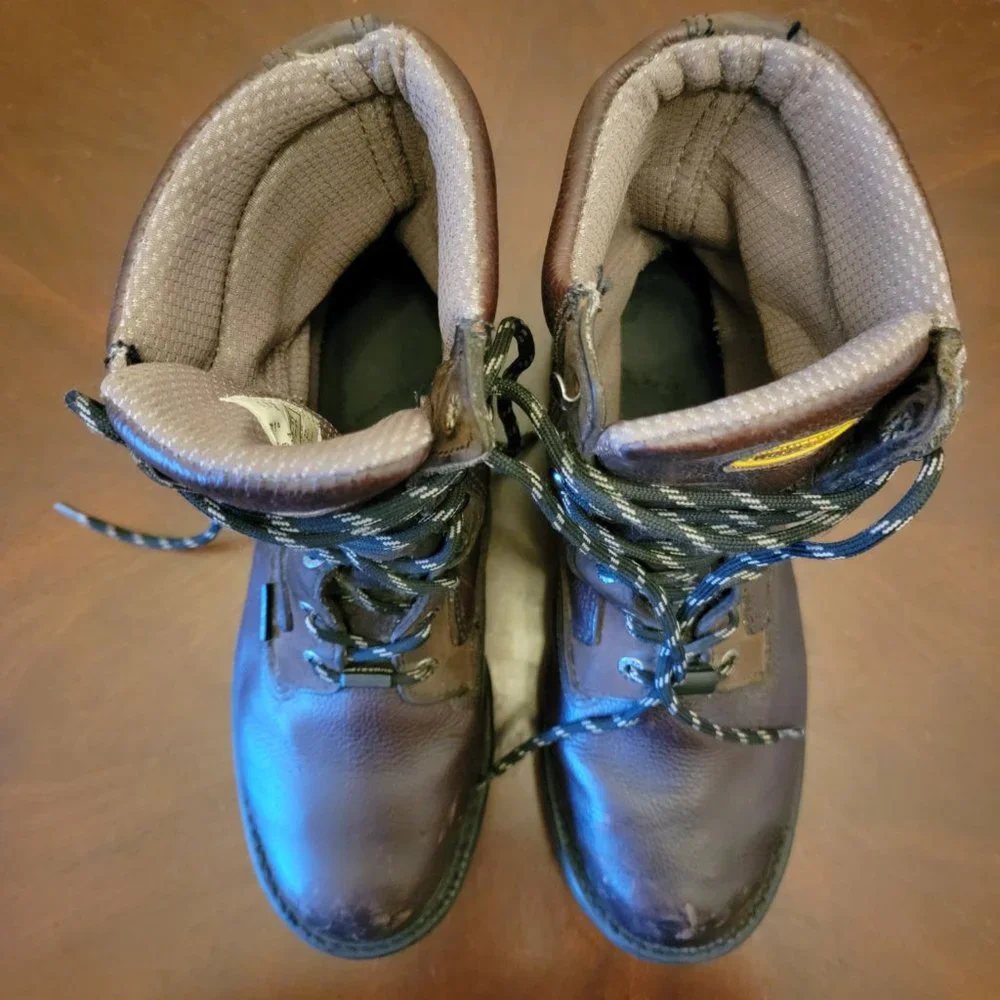 Men's Wolverine 8" Fusion Steel Toe Internal Meta Guard Work Boot W01664 Size 10 - Picture 8 of 11